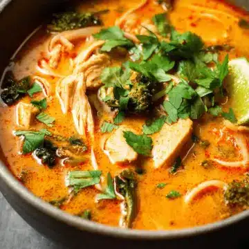 Easy Thai Chicken Curry Soup