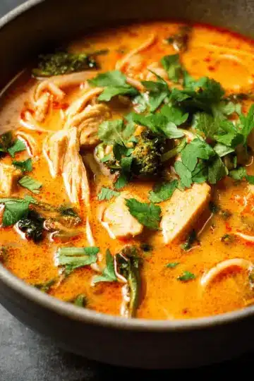 Easy Thai Chicken Curry Soup