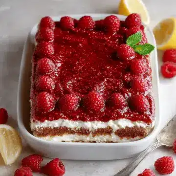 Fresh Raspberry Tiramisu