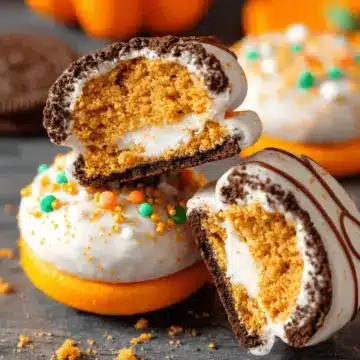 A CUTE OREO PUMPKIN TREAT