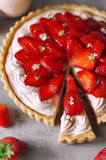 Whipped Strawberry Tart