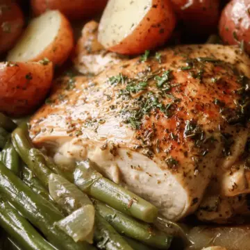 Crockpot Chicken Potatoes and Green Beans