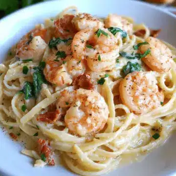 Creamy Garlic Shrimp Pasta