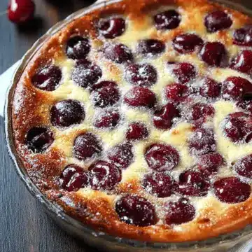 French Cherry Clafoutis