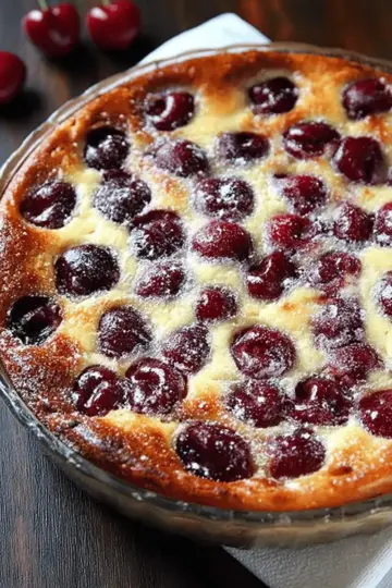 French Cherry Clafoutis