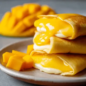 Mango pancakes