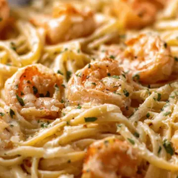 Creamy Garlic Shrimp Pasta
