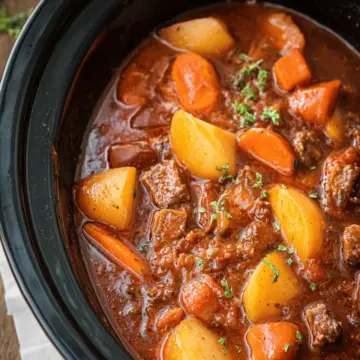 Slow Cooker Poor Man’s Stew