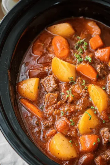 Slow Cooker Poor Man’s Stew