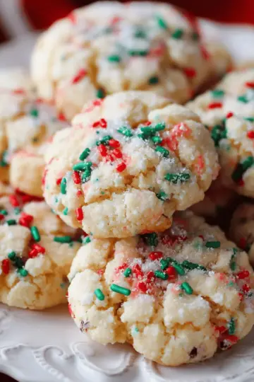 Christmas Gooey Butter Cookies