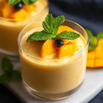 Creamy Mango Mousse (No Gelatin)