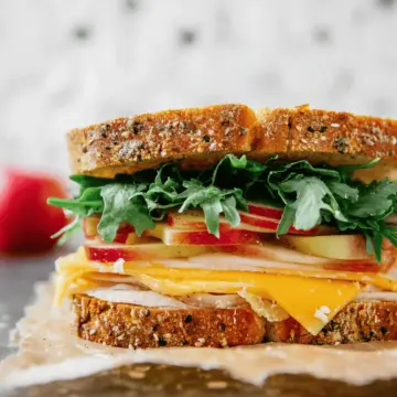 Turkey Apple Cheddar Sandwich