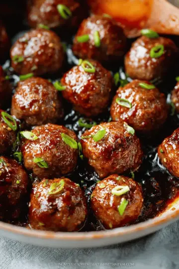 Easy Mongolian Meatballs