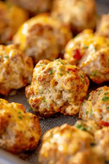 Rotel Cream Cheese Sausage Balls