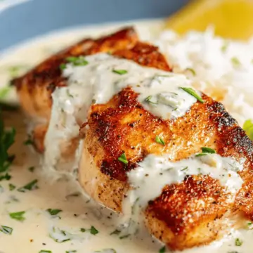 Perfect Mahi-Mahi in Garlic Cream Sauce