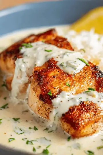 Perfect Mahi-Mahi in Garlic Cream Sauce