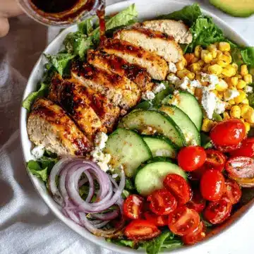 Hot Honey Grilled Chicken Salad