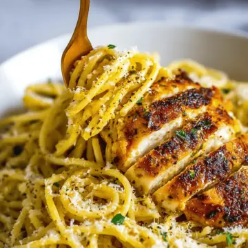 Garlic Parmesan Chicken Pasta