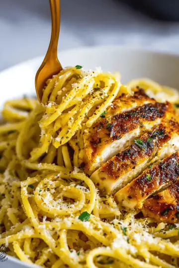Garlic Parmesan Chicken Pasta