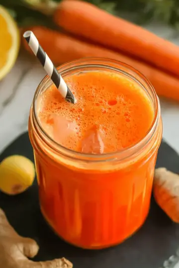 Orange Carrot Ginger Juice