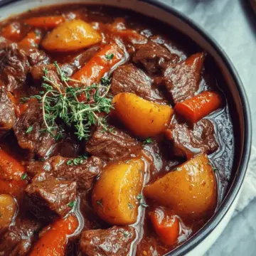 Easy Homemade Beef Stew