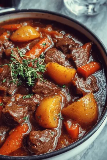 Easy Homemade Beef Stew