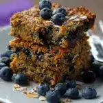 Blueberry Oatmeal Breakfast Bars