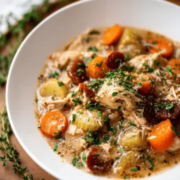 Slow Cooker Hearty Chicken Stew