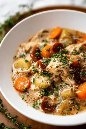 Slow Cooker Hearty Chicken Stew