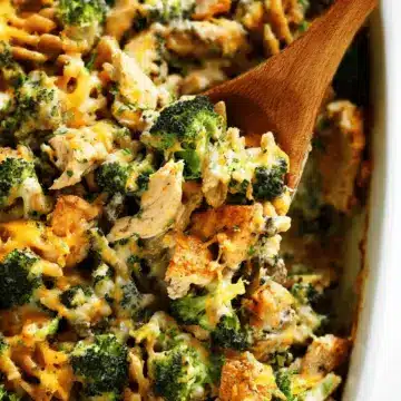 Healthier Broccoli Chicken Casserole