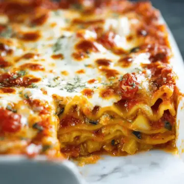 Easy Vegetable Lasagna