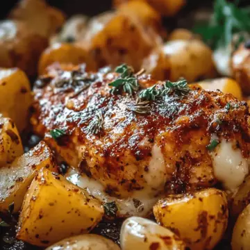 garlic parmesan Chicken Potatoes