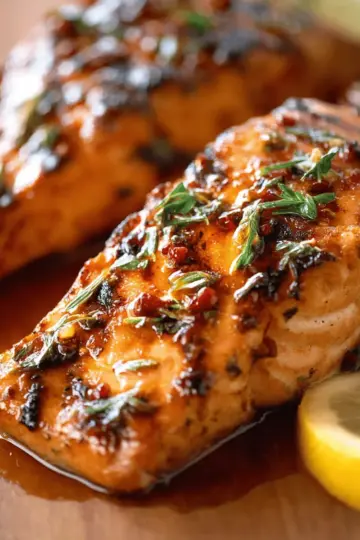 Marinated Grilled Salmon