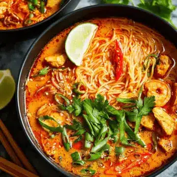 Thai Red Curry Noodle Soup