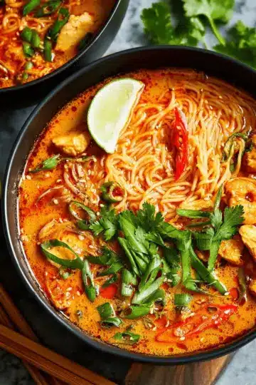 Thai Red Curry Noodle Soup
