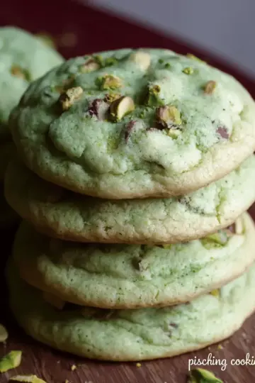 Pistachio Pudding Cookies