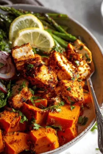 Sweet Potato & Lemon Chicken Bowls