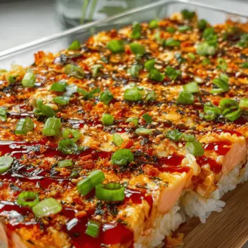 How to Make Salmon Sushi Bake