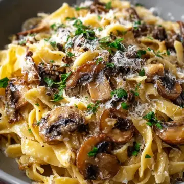 Caramelized Leek and Mushroom Gruyere Pasta Recipe