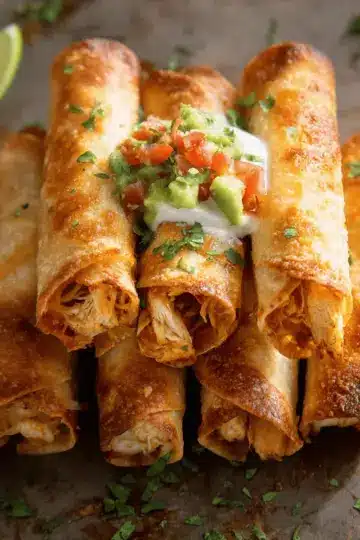 Crispy Chicken Taquitos