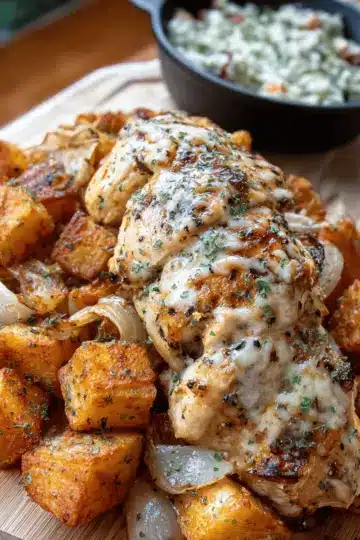 Garlic Parmesan Chicken and Potatoes
