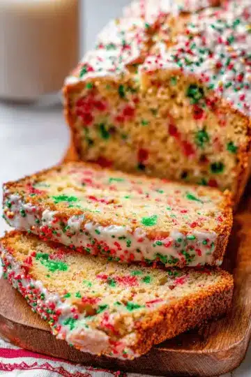 Easy Christmas Funfetti Bread Recipe