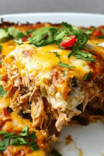 Chicken Burrito Casserole
