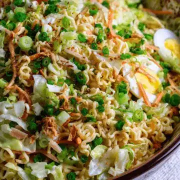 The BEST Ramen Noodle Salad
