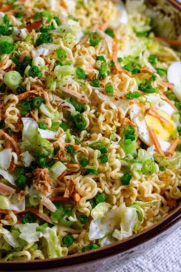 The BEST Ramen Noodle Salad