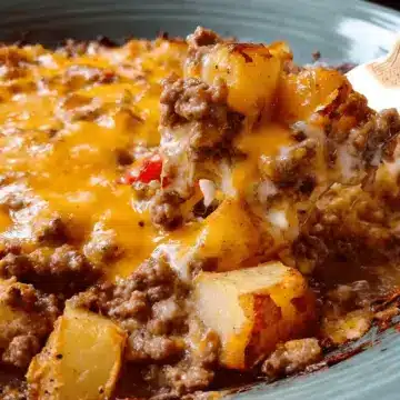 Cheesy Ground Beef and Potatoes