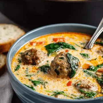 Creamy Italian Meatball Soup