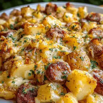 Cheesy Ranch Potatoes and Sausage