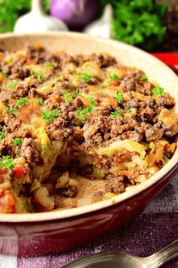 Low-Carb Cabbage Roll Casserole
