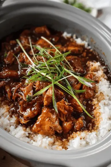 Crock Pot Bourbon Chicken